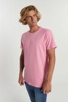T-shirt minimalista/básica rosa flamingo