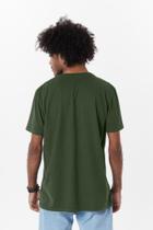 T-shirt minimalista/básica verde botânico