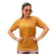 T-Shirt Mostarda Coração