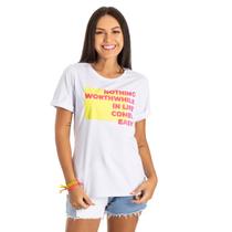 T- shirt Nothing Branca com detalhe na manga T- shirt Nothing Branca com detalhe na manga