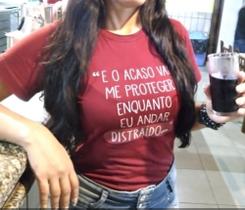 T-shirt O acaso vai. G