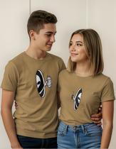 T-shirt Para Casal Aliens E Cerveja, Básica 100% Algodão
