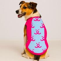 T-shirt para Pet - Pituxa - Pink e Azul Bebê T-shirt para Pet - Pituxa - Pink e Azul Bebê