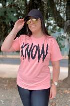 T-shirt Pietragio Feminina Know Algodão Original