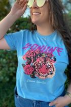 T-shirt Pietragio Feminina Online Algodão Original