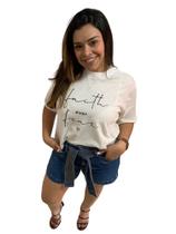 T-Shirt Plus Elza Size Curta