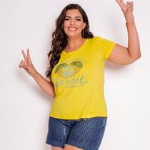T"Shirt Plus Size Aplicação Patria amada T"Shirt Plus Size Aplicação Patria amada