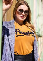 T-shirt Plus Size Caramelo