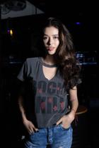 T-shirt Rockskill Flowers Cinza T-shirt Rockskill Flowers Cinza
