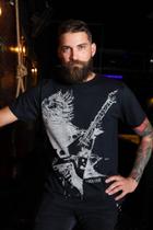 T-shirt Rockskill Rockstar Preta