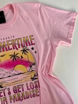 T-shirt Rose com Estampa