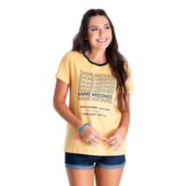 T- shirt Same Mistakes Amarela T- shirt Same Mistakes Amarela