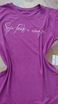 T-shirt Seja Forte e Corajosa T-shirt Seja Forte e Corajosa