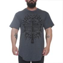 T-shirt serious tranning preto - black skull - clothing (xgg)