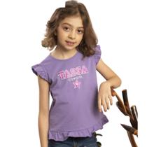 T Shirt Tassa Infantil Lilás T Shirt Tassa Infantil Lilás