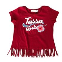T Shirt Tassa Infantil Vermelho