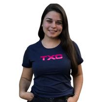 T Shirt Txc MArinho Logo Rosa 51180 T Shirt Txc MArinho Logo Rosa 51180