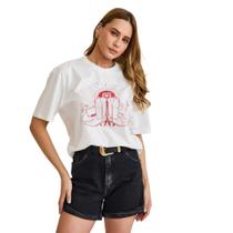 T Shirt Txc Oversized 51285 Cor:Off WhiteTamanho:P T Shirt Txc Oversized 51285 Cor:Off WhiteTamanho:P