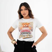 T- Shirt Urso Car Blusa Feminina - Hamitie