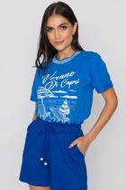 T-Shirt Verano Di Capri Azul Cess