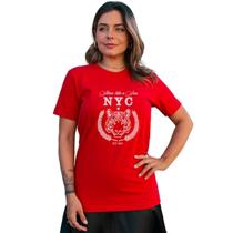 T-Shirt Vermelha Tigre NYC