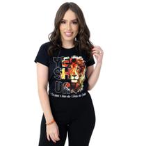 T-shirt yeshua leão - preta