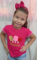 T'shist infantil viscolyacra bordada estampa variada T'shist infantil viscolyacra bordada estampa variada