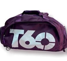 T60 Bolsa Academia Estilosa Com Compartimentos De Luxo