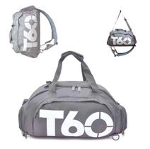 T60 Bolsa Academia Transversal Com Compartimentos Top D Luxo