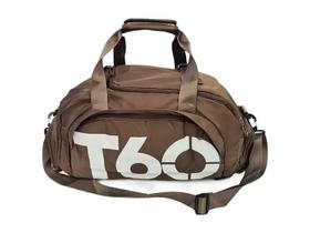 T60 Bolsa Academia Transversal Com Compartimentos