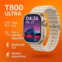 T800 Ultra Smartwatch Com foto personalizada, Relógio Inteligente Lançamento 2024, Troca de pulseira.
