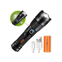 T9 Lanterna Recarregavel Potentes Tatica Led Militar Com Zoom