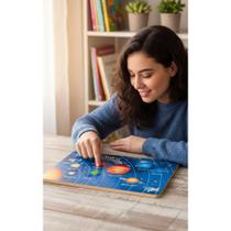 Tab. Sistema Solar MDF 38cm Ensino Crianças 3+ Anos Tab. Sistema Solar MDF 38cm Ensino Crianças 3+ Anos
