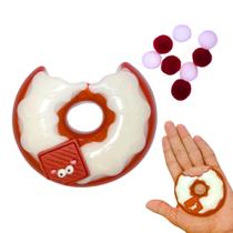 Taba Squish Donut Rosquinha Chocolate Sensorial Fofinho Slow Taba Squish Donut Rosquinha Chocolate Sensorial Fofinho Slow