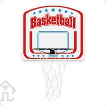 Tabela Basquete Infantil Com Aro Reforçado Madeira Cesta