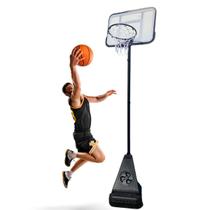 Tabela Cesta Bola Basquete Altura Ajustavel Jogo Treino Partida Quadra Recreaçao Lazer Ar Livre