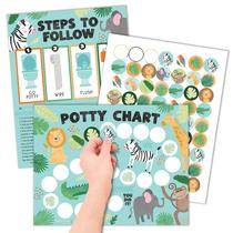 Tabela de Adesivos para Treino de Penico Hadley Designs - Para Crianças Pequenas