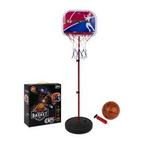Tabela de Basquete 2 em 1 Ajustável c/ Bomba e Bola Zippy Toys - 8601 Tabela de Basquete 2 em 1 Ajustável c/ Bomba e Bola Zippy Toys - 8601