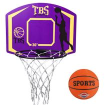 Tabela De Basquete, Aro 41 Cm C/ Rede - Bola N7 À Prova D'agua