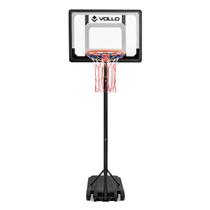 Tabela de Basquete Portátil Altura Ajustável até 2,10m - Aro 38cm VOLLO