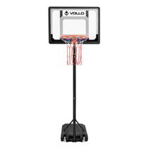 Tabela de Basquete Portátil Altura Ajustável até 2,10m Aro 38cm Vollo