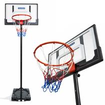 Tabela de Basquete Portátil Móvel Altura Ajustável 2,10M Aro 45cm