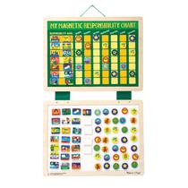 Tabela de responsabilidade magnética Melissa & Doug Deluxe Wood