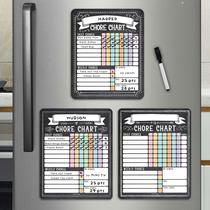 Tabela de Tarefas Dry Erase para Crianças (x3 ou Mais) - Quadro Negro Tabela de Tarefas Dry Erase para Crianças (x3 ou Mais) - Quadro Negro