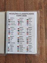 Tabela Jogos da Copa 2026 / versão papel A5 - Gramatura 180