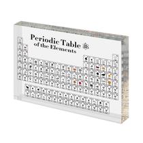 Tabela periódica Ukkroa com suporte acrílico de 83 elementos reais 15x11cm Tabela periódica Ukkroa com suporte acrílico de 83 elementos reais 15x11cm