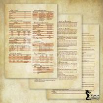 Tabelas e Resumo de Regras - D&ampD 5ª Ed (FG) - RPG - Forja Fantasy