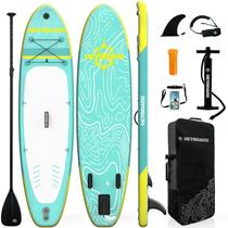 Tabla de Paddle Inflable de Pie HEYBOARD 10'6"x32"x6" con Accesorios Tabla de Paddle Inflable de Pie HEYBOARD 10'6"x32"x6" con Accesorios