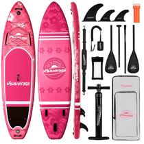 Tabla Inflable de Stand Up Paddle WNOVA 11'6x35 Flor Rosa Tabla Inflable de Stand Up Paddle WNOVA 11'6x35 Flor Rosa