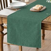 Table Runner Artoid Mode 33x305 cm Verde Floresta Lavável